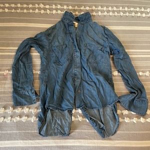 Jean blouse